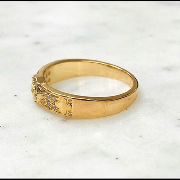 Pavé Cubic Zirconia Bracelet/Ring Set-Boutique - Picture 7 of 8